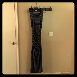 Ingrid & Isabel Striped Shirred Maxi Dress